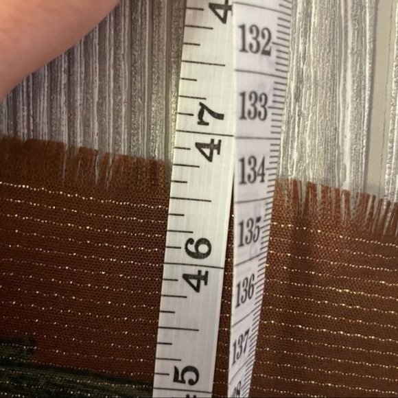 baar beards Italian scarf with reflective silver threads metallic scroll emblem - Picture 3 of 4